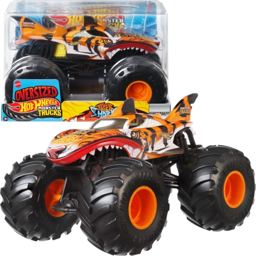 Hot Wheels Monster Trucks Tiger Shark 21 cm - 1 komad