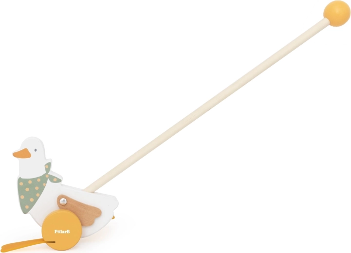 Natural wood and a comfortable handle for small hands