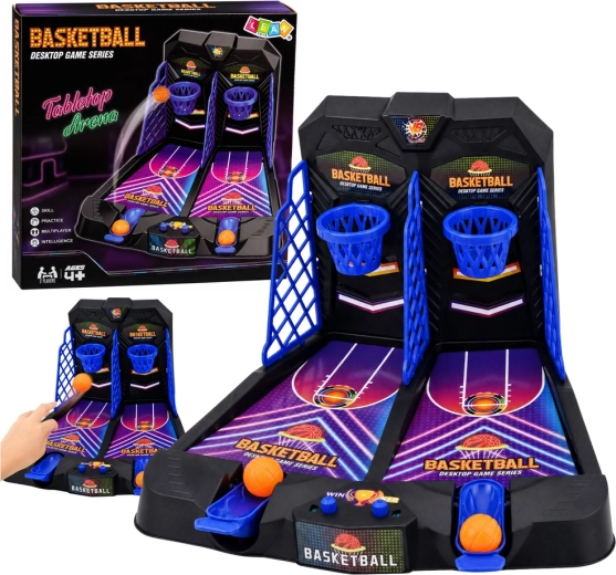 Mini tabletop basketball – double arcade game for 2 players - 1 piece