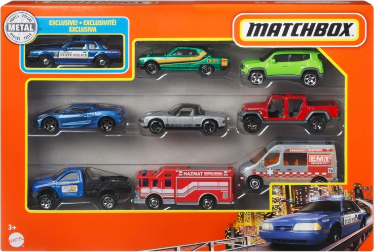 Set modela autića Matchbox 9-pack