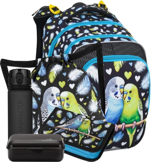 Bagmaster Beta 25 and large school set for first-graders – parrot