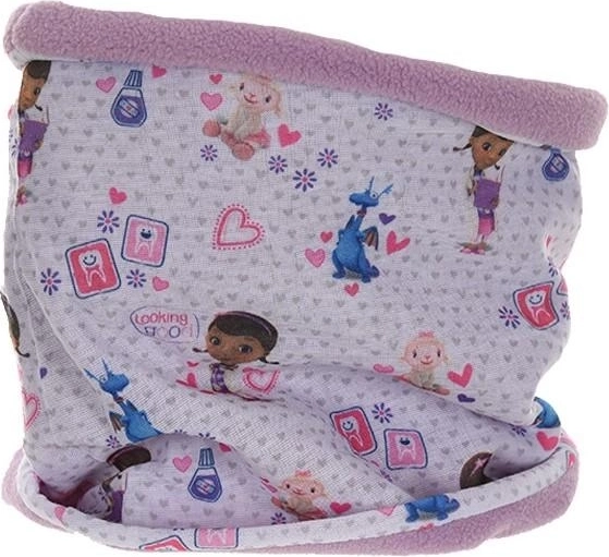 Doctor Neck Warmer with Fleece Lining, Purple