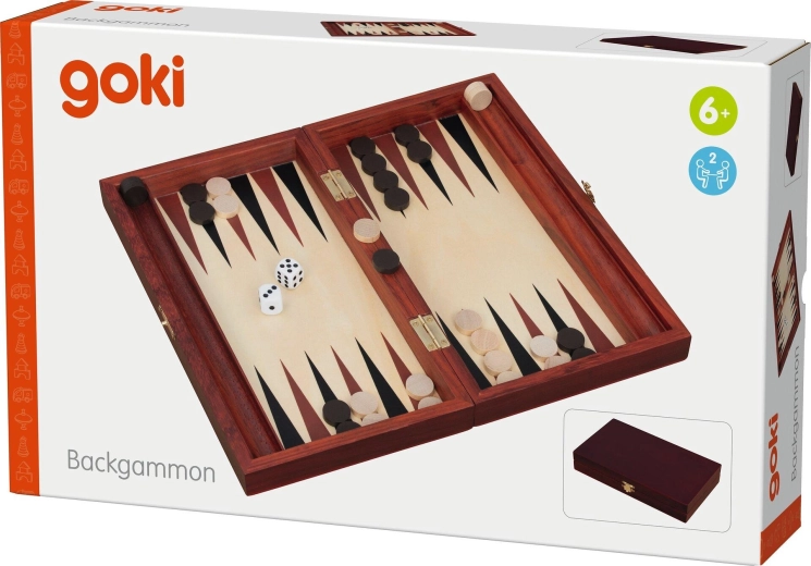 Klasični backgammon u drvenom izdanju