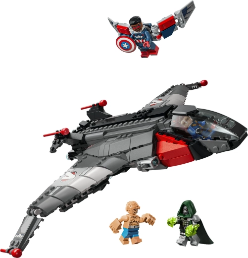 Akcijski Quinjet s unutrašnjošću koja se otvara