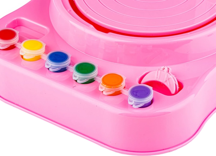 6 colors and practical cups for mixing
