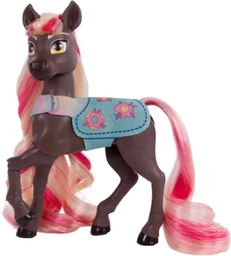 Češljiva ružičasto‑plava griva