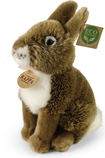 Rappa plišani zec smeđi 20 cm eco friendly