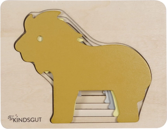 Kindsgut drvene puzzle lav - 1 komad