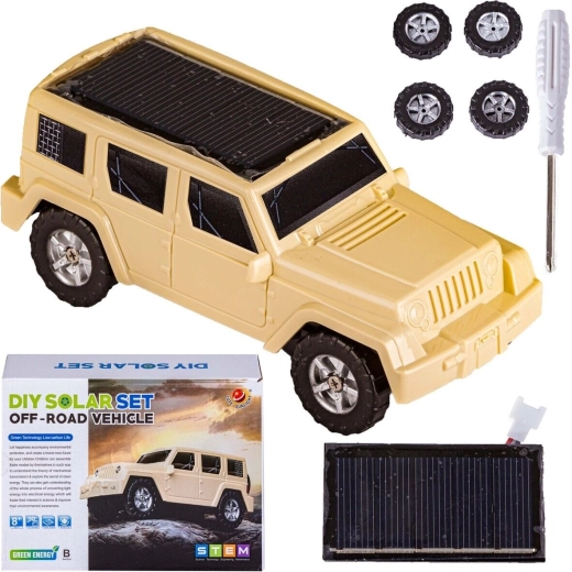 Solarni jeep off-road – građevni komplet za sastavljanje - 1 kom