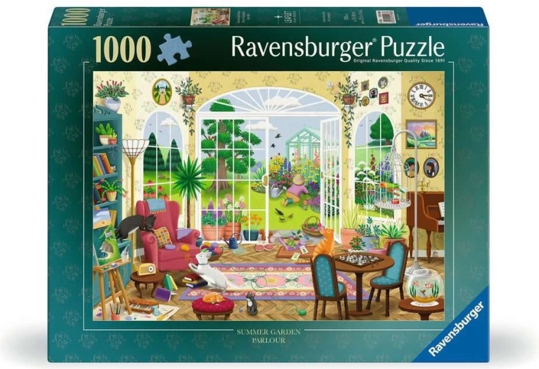 Ravensburger puzzle Soba s pogledom na ljetni vrt 1000 dijelova
