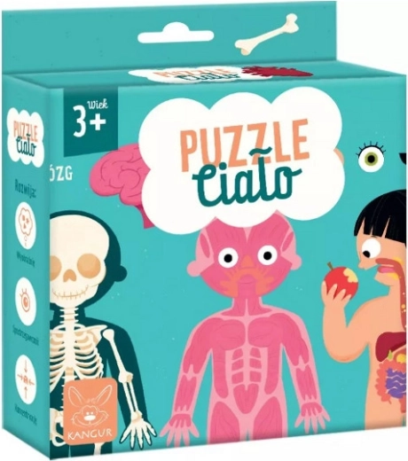 Puzzle ljudsko tijelo 3+