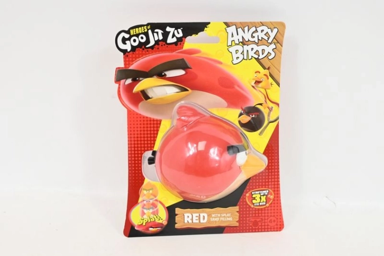 Goo Jit Zu Angry Birds Red – rastezljiva figurica s pješčanim punjenjem