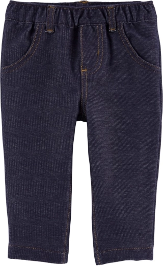 Girls' denim-look leggings CARTER'S, newborn 56