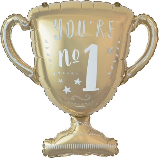 Foil Balloon Goblet – Champagne Gold 55 × 55 cm