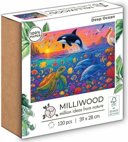 Milliwood dječje puzzle Deep ocean 120 dijelova