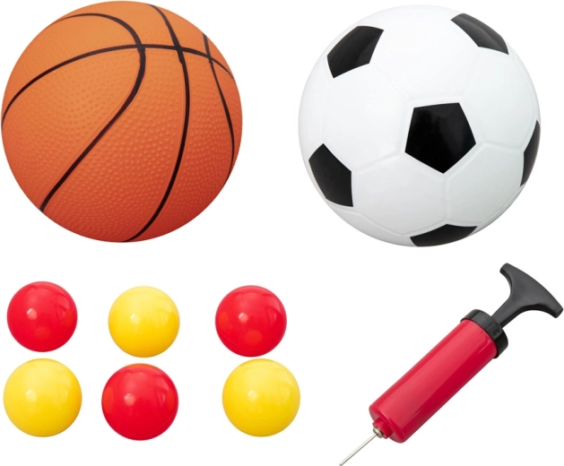 Sve u pakiranju uključujući pumpicu i lopte