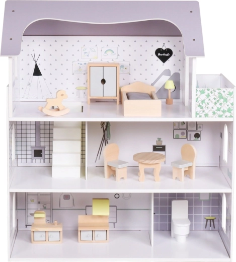 10 komada drvenog namještaja u pakiranju