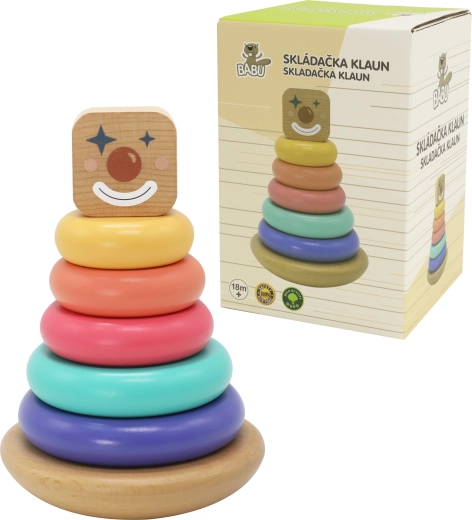 Babu karnevalska drvena slagalica – piramida