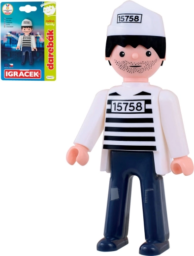 EFKO Igráček MultiGO Robber articulated figure on card - 1 piece