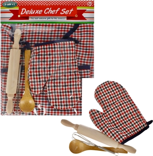 Children's cooking set with accessories