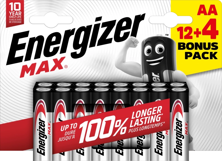 Energizer Max AA alkalne baterije 16 kom