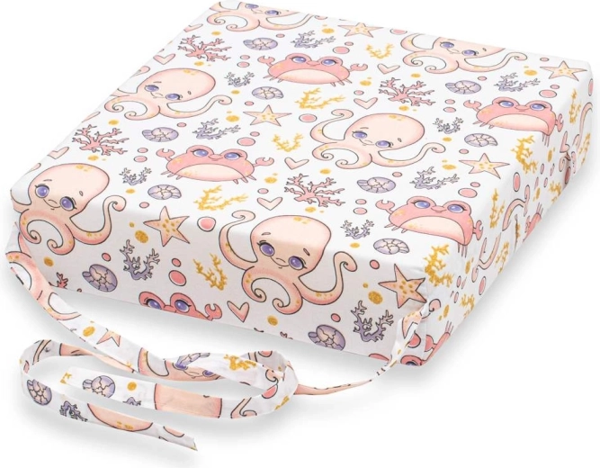 Dječji podizač za stolicu New Baby Basic Hobotnica ružičasti