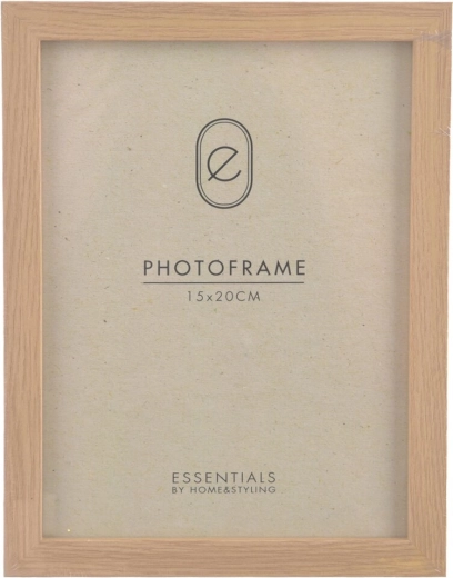 Drveni smeđi foto okvir 15 × 20 cm