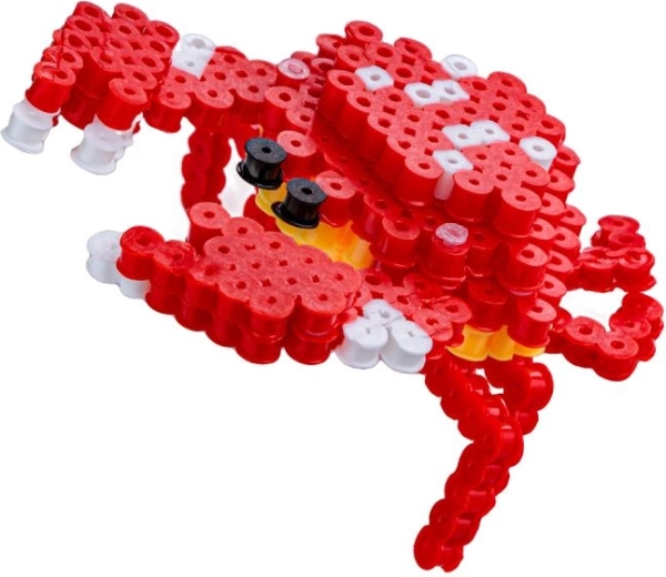3D crab made of beads – a dimensional result
