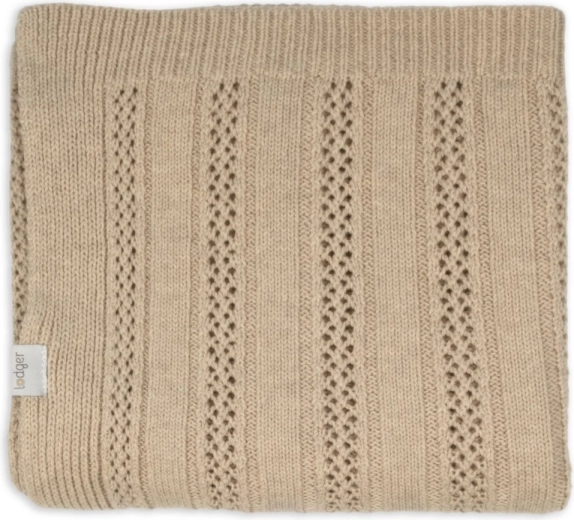 Lodger deka za novorođenčad merino tan beige
