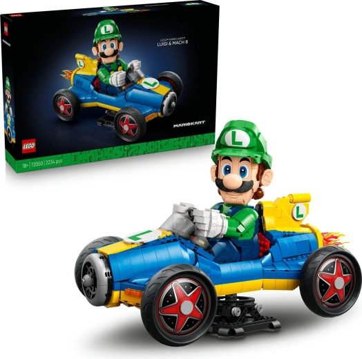 LEGO Super Mario Mario Kart Luigi i Mach 8