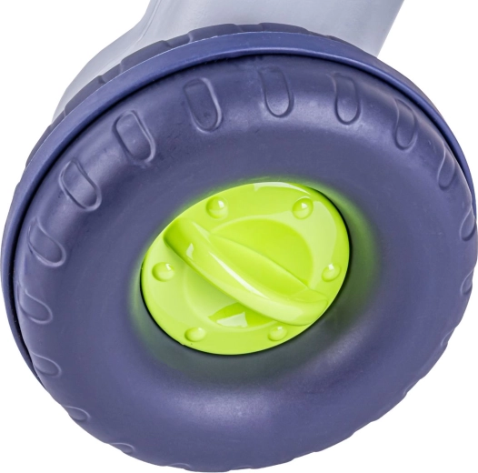 Stable and quieter ride thanks to rubberized wheels