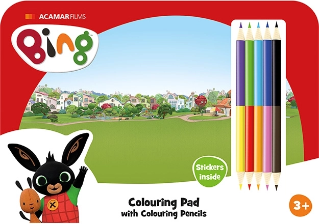 Bing Drawing Set with Colored Pencils