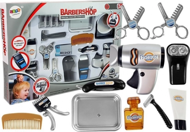 Dječji frizerski set – srebrni