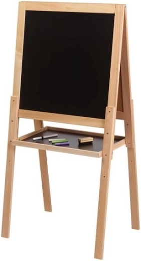 Double-sided design for chalk and marker