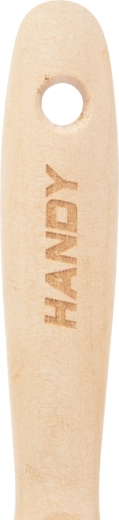 Wooden handle with hanging hole