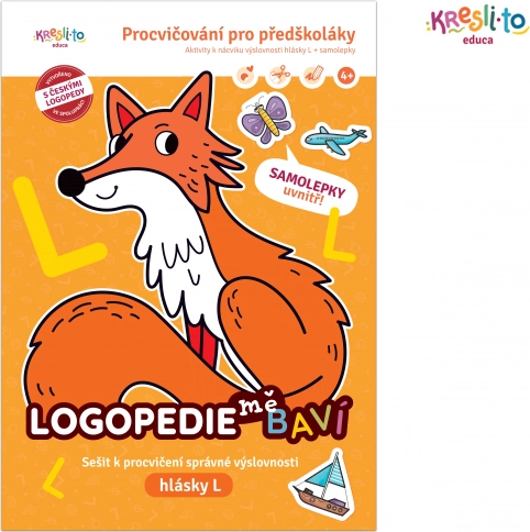 Logopedija me veseli – glas L sa naljepnicama