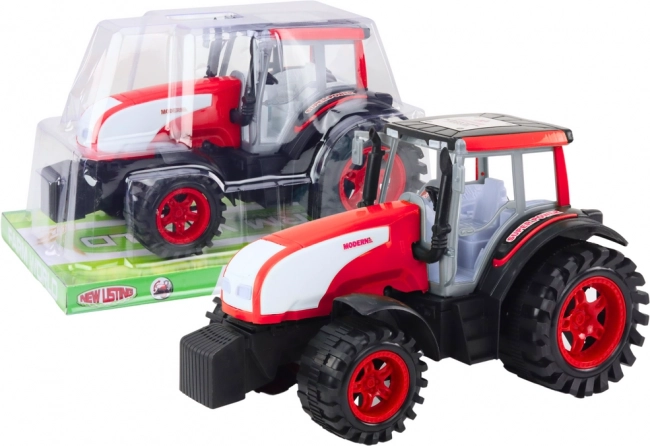 Veliki farmerov traktor s pogonom – crveni