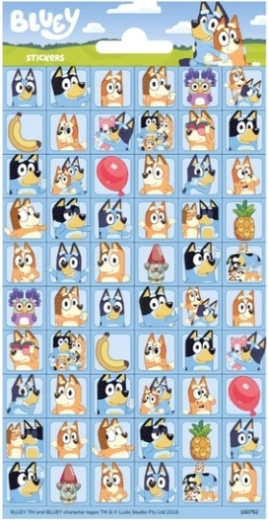 Bluey mini naljepnice – 60 kom