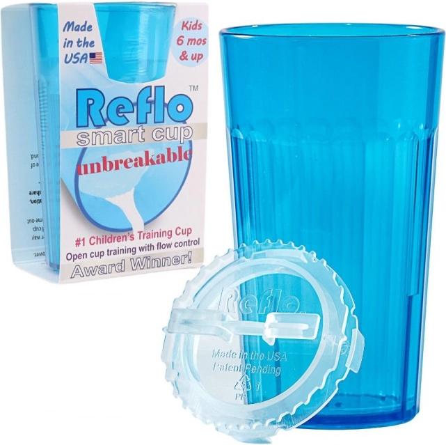 REFLO nelomljiva trenirna čaša za djecu – plava