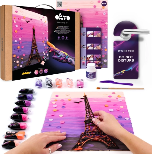 Okto likovni set za slikanje masom Paris 30 × 40 cm