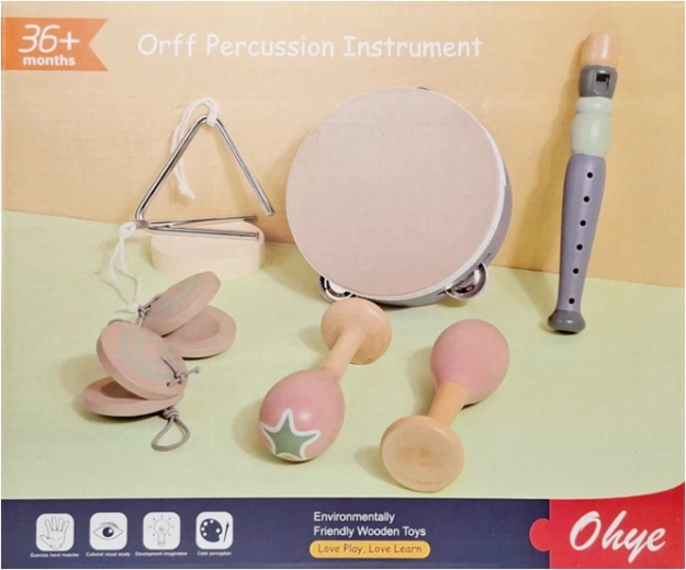 Drveni glazbeni instrumenti – set za djecu