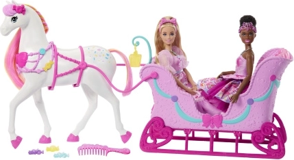 Barbie Orašar – saonice s konjem