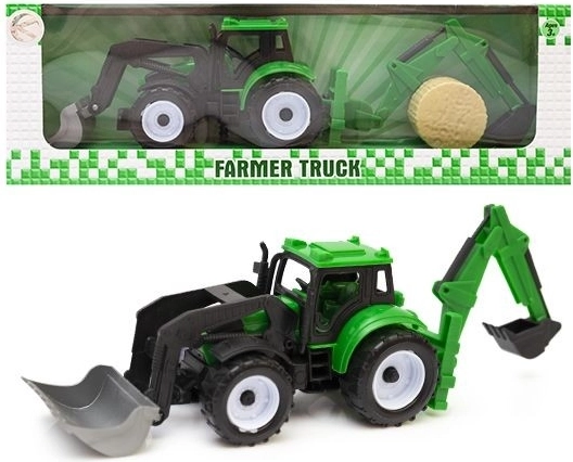 Traktor bager s prikolicom - 1 komad