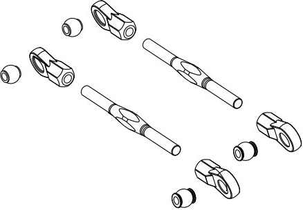 Rear upper control arm (wishbone) for Nightstorm Skull