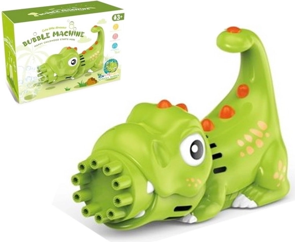 Kids’ dinosaur bubble maker with soap bubble container