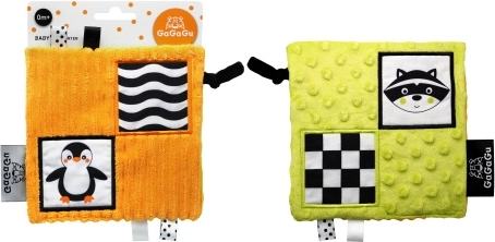 Senzorna dekica za bebe pingvin i rakun Gagagu
