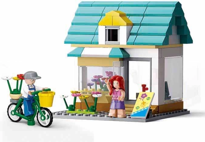 Sluban Town cvjećarnica – građevni set s figuricama (149 dijelova)