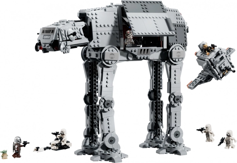 Detailed and movable AT-AT