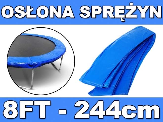 Zaštitni rub za opruge za vrtni trampolin 244 cm (8 FT) – plavi