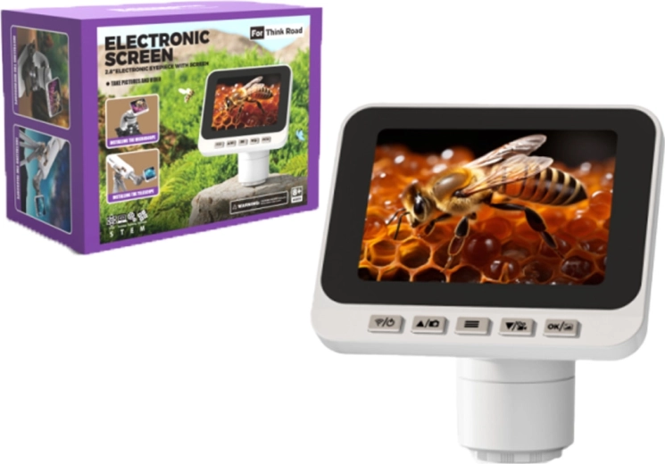 Digitalni elektronički okular s 2,8" LCD zaslonom i Wi‑Fi za mikroskope i teleskope